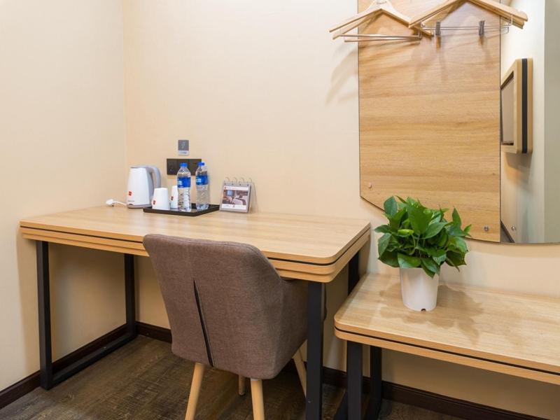 Thank Inn Chain Hotel Shanghai Songjiang District Yongfeng Road Store Exterior foto